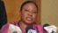  International Criminal Court chief prosecutor Fatou Bensouda gives a press conference on in Dakar, November 12, 2012. 
