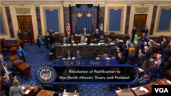 Današnje glasanje u Senatu (Foto: VOA)