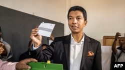 Le candidat à la présidentielle malgache, Andry Rajoelina, à Antananarivo le 7 novembre 2018.