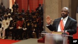 Le président gabonais Ali Bongo Ondimba, 27 septembre 2016.