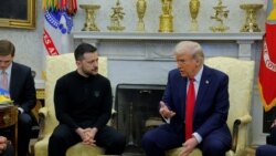 Volodymyr Zelensky be Washington nyogonye la ni Donald Trump ye