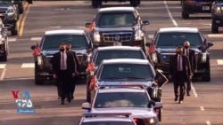 فیلم ورود جو بایدن به کاخ سفید: بایدن همسرش را مقابل ورودی کاخ در آغوش گرفت