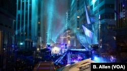 Super Bowl Live is 10-day party stretching across six blocks of downtown Minneapolis, Minnesota, leading up to the Super Bowl, the NFL championship football game between the Philadelphia Eagles and New England Patriots, Feb. 4, 2018.