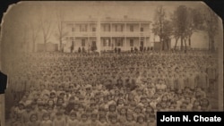 Carlisle Indian School in 1884; 375 students. (John N. Choate/Courtesy image)