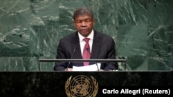 Le président de l'Angola, João Lourenço, à la 73ème Assemblée générale des Nations unies à New York, le 26 septembre 2018