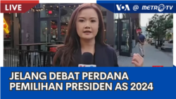 Laporan VOA untuk Metro TV: Debat Perdana Pemilihan Presiden AS 2024 