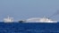 FILE - Chinese Coast Guard vessels fire water cannons towards a Philippine resupply vessel Unaizah May 4 on its way to a resupply mission at Second Thomas Shoal in the South China Sea, March 5, 2024.