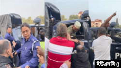 পাবনায় পুলিশের কাছ থেকে আওয়ামী লীগ নেতাকে ছিনিয়ে নেয়ার ঘটনা। ২ ফেব্রুয়ারি, ২০২৫।