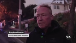 Father and son refuse to leave their LA home despite fires 