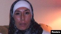 Monica Witt, 39, a former U.S. Air Force officer indicted for aiding Iran, is seen in this FBI photo released in Washington, Feb. 13, 2019. 