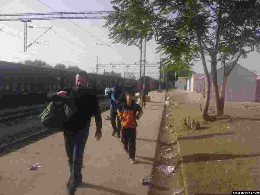 Migrants - Macedonia Tabanovce, Macedonian Serbian border September 17, 2015