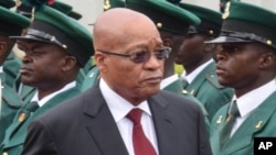 Jacob Zuma, président sud-africain