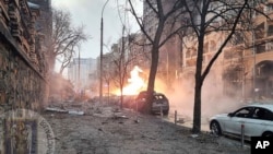 Ուկրաինայի մայրաքաղաք Կիևը ենթարկվել է ռուսական հրթիռային հարվածին։ Դեկտեմբերի 20, 2024թ․։