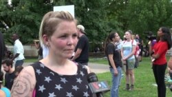 Kasey Landrum From the Counter-protest Group