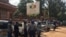 Police sealed Zimbabwe Electoral Commission offices and only allowed a few opposition members to get in March 22, 2017, to present their petition asking ZEC to step down to ensure undisputed polls in 2018. (S. Mhofu/VOA)