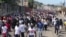 Haiti's doctors, lawyers and handicapped protest against kidnapping and demand President Jovenel Moise step down, in Port-au-Prince, Haiti, March 7, 2021. (Photo: Matiado Vilme / VOA)