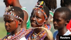 wasichana wa Kimasai huko Kilimanjaro Tanzania. Picha na Reuters