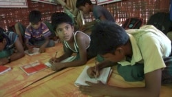 There are concerns that inadequate schooling and vocational training opportunities for Rohingya youth could leave young refugees unprepared for life as adults. (Dave Grunebaum/VOA)