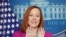 La portavoz de la Casa Blanca, Jen Psaki, en rueda de prensa, el 28 de enero de 2021.
