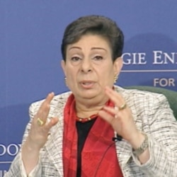 FILE - Hanan Ashrawi