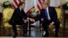 Donald Trump et Emmanuel Macron à Londres le 3 novembre 2019.