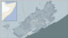 Map of Mogadishu, Somalia.