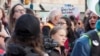 Greta Thunberg marches in the climate strike through downtown Vancouver, British Columbia, Canada October 25, 2019.