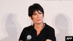 FILE - Ghislaine Maxwell attends day 1 of the 4th Annual WIE Symposium at Center 548 in New York City, Sept. 20, 2013., 