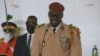 Le chef de la junte en Guinée, le colonel Mamady Doumbouya, a prêté serment vendredi à Conakry, en Guinée, le 1er octobre 2021.