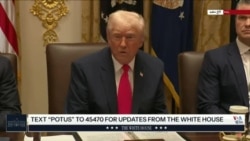 پوشش زنده | جلسه هیئت دولت آمریکا در کاخ سفید و کنفرانس خبری پس از آن