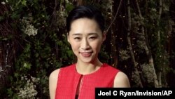 FILE - Actress Wu Ke-xi poses for portrait photographs at the 72nd international film festival, Cannes, southern France. Wu Ke-xi wrote a screenplay inspired by the scandal involving U.S. producer Harvey Weinstein. 