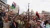 Yemen Rebels Protest Saudi-led Airstrikes