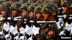 FILE PHOTO: Myanmar's military parade to mark the 72nd Armed Forces Day in the capital Naypyitaw