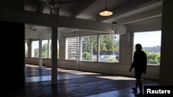 A vacant commercial office space in the South Lake Union neighborhood in Seattle, Washington, May 14, 2021. 