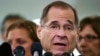 FILE - House Judiciary Committee ranking member Jerry Nadler talks to the media on Capitol Hill in Washington, Sept. 28, 2018.
