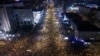 Serbia's students lead tens of thousands calling for change