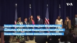 ABŞ Dövlət katibi həbsdə olan insan hüquqları müdafiəçisi Rüfət Səfərova mükafat təqdim etdi