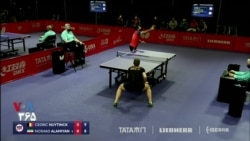 نسخه کامل دومین بازی نوشاد عالمیان در تنیس روی میز قهرمانی جهان در آمریکا