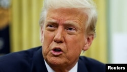 የአሜሪካ ፕሬዝደንት ዶናልድ ትረምፕ 