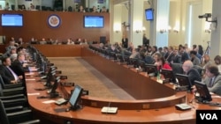 10 delegaciones amigas del gobierno en disputa de Nicolás Maduro, no asistieron a la sesión extraordinaria convocada por el embajador del gobierno encargado de Juan Guaidó para tratar la situación en Venezuela. 