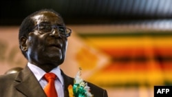 L’ex-président du Zimbabwe Robert Mugabe à Harare, Zimbabwe, 7 avril 2016.