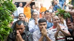 កម្រងរូបភាព៖ «ការដោះលែងមន្រ្តីគណបក្សជំទាស់ និងសកម្មជនទាំង១៤នាក់»