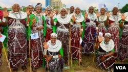 Wanawake wa jamii ya Kimasai Tanzania, wakati wa maadhimisho ya siku ya kimataifa ya wanawake Arusha, Tanzania.