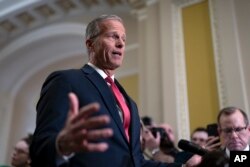 Senatda respublikachilar lideri Jon Tun, Vashington, 19-fevral, 2025