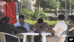 Some migrants struggle to survive on the streets of Athens, Greece, Oct. 2010