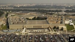 FILE - Aerial photo of the Pentagon outside Washington D.C. 
