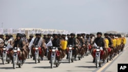 Harbiy parad, Bagram aeroporti, Afg'oniston, 14-avgust, 2024.