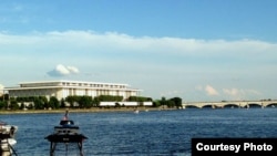 The John F. Kennedy Center for the Performing Arts overlooking the Potomac River in Washington, D.C. (Photo: Diaa Bekheet).