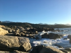 Northwestern Corsica's Balagne region is a draw for tourists and retirees. (Lisa Bryant/VOA)