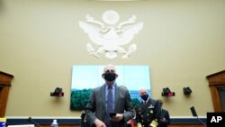 Director of the National Institute of Allergy and Infectious Diseases Dr. Anthony Fauci arrives to testify before a House Committee on Energy and Commerce, June 23, 2020.